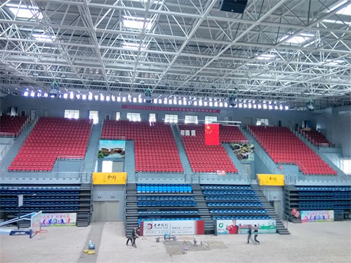 海宁电厂体育馆网架加工